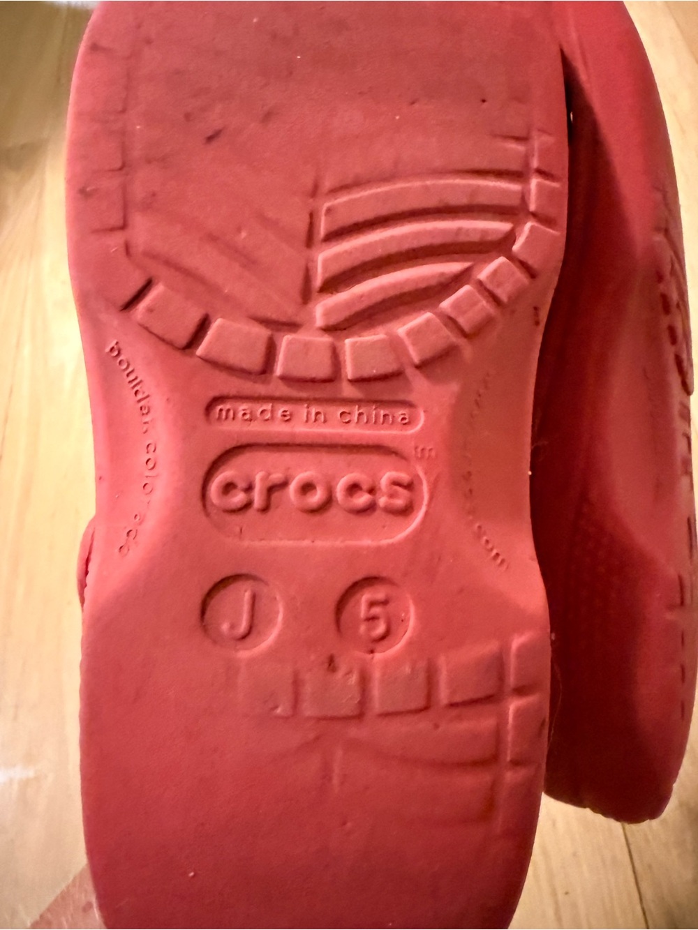 Kids Red Crocs - Picture 3 of 3